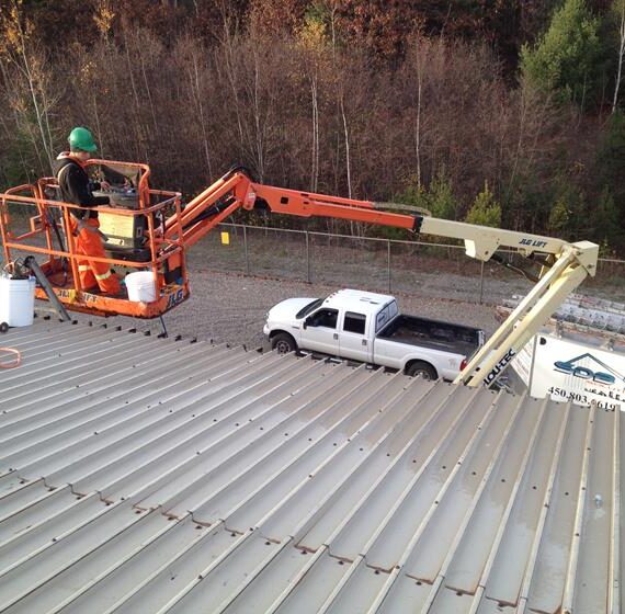 peinture de toiture de tôle